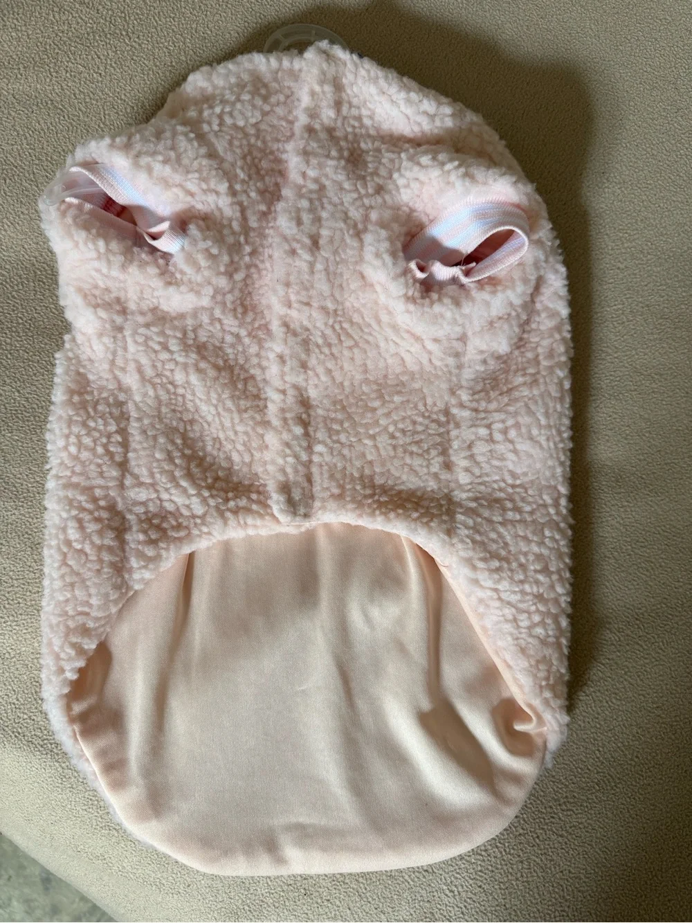 Wag and Wiggle Pink Fleece Dog Sweater Medium Cozy Warm Pet Clothes